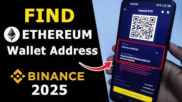 Binance : How to Find & Copy Ethereum Wallet Address with QR Code 2025