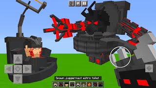 [Juggernaut Astro] Skibidi Toilet And Skibidi MAN - Skibidi Toilet Addon in Minecraft