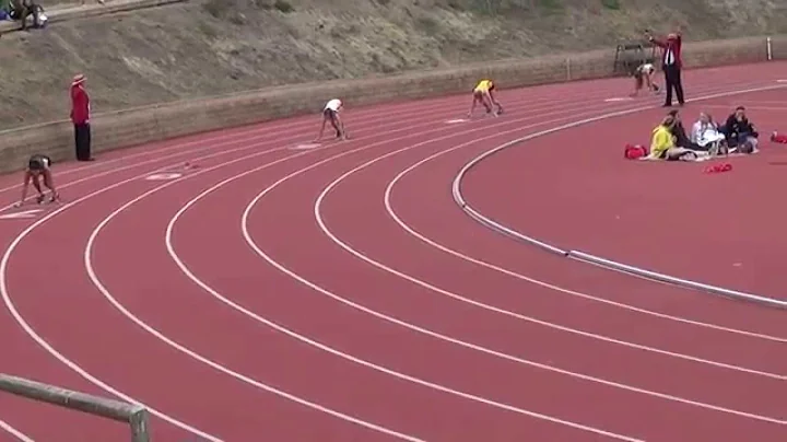 Anita Chadwick 4x100m LCC Falcon Relays 20140322