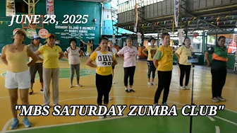 JUNE 28, 2025 - MBS SATUEDAY ZUMBA CLUB 3RD. YEAR ANIVERSARY.
