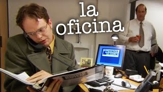 Jim esconde la mesa de Dwight | The Office Latinoamérica