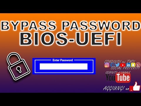 Video: Come Disabilitare La Password Del BIOS