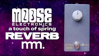 MusicMaker Presents - MOOSE ELECTRONICS: TOUCH OF SPRING REVERB @MooseElectronics