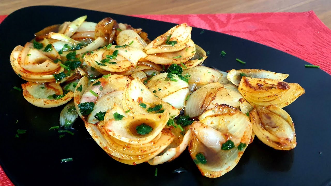 KOLAY Karamelize SOĞAN Salata Tarifi???? Etten Daha Lezzetli ???? #yemektarifi #yummy #delicious #rezept