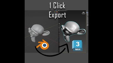 1 Click Export - Blender to 3dsmax