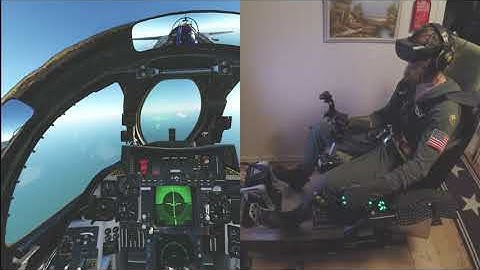 F30 Squadron - "Fighting 30 - Fågeljävlarna" Test Flight #6 - Motion rig home built cockpit project