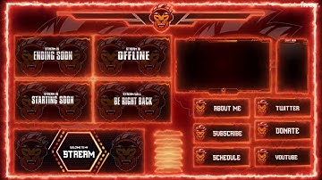 Design animated twitch overlay and logo for your stream - Best Graphics for Streamers service