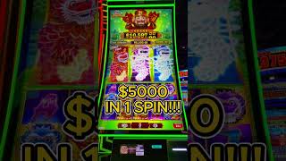 $5000 in 1 Spin!!!! $52 Bet Jackpot  #slots #casino #dragonfirecracker #handpay