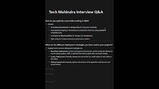 Tech Mahindra DevOps & AWS Interview Questions | Crack Your Tech Mahindra Interview 2024