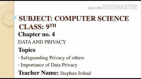 9th computer safe guarding privacy of others