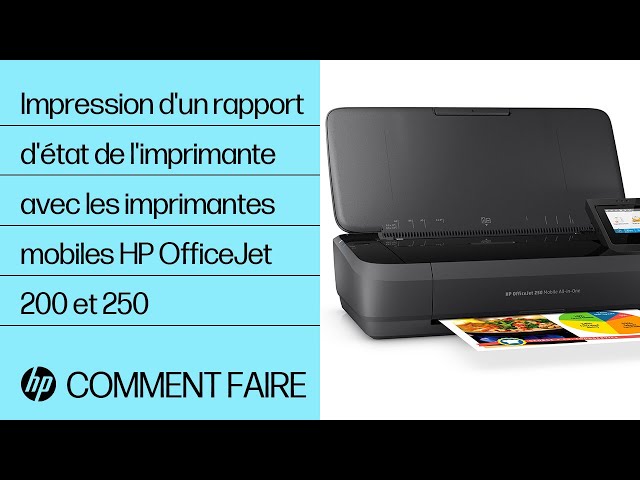 HP Officejet Imprimante portable 200, Imprimer, Impression sur