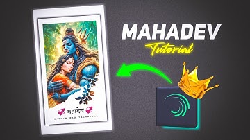 Mahadev Trending Video Editing | Alight Motion Video Editing | Sawan Status Editing