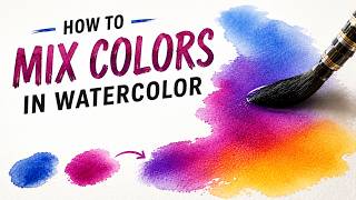 STOP Making Muddy Colors! The Watercolor Mixing Rule You Need