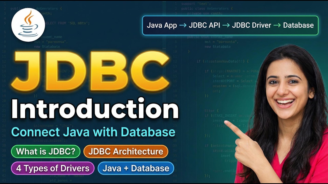 What is JDBC? | JDBC Introduction for Beginners 🔥 | Episode 1 - YouTube