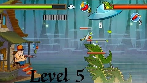 Swamp Attack Gameplay Episode 1 ( Level 5 Monster Finish ) #androidgames