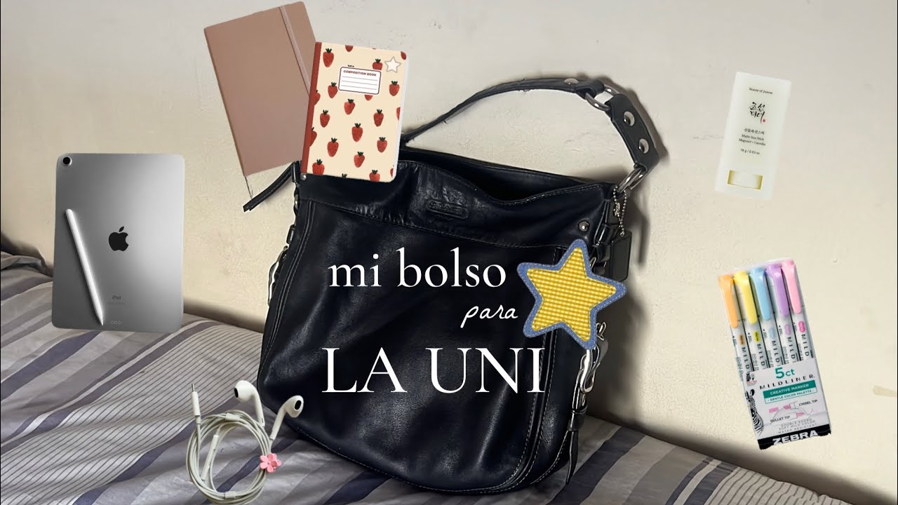 Que llevo en mi bolso para la uni??🌟 || mis esenciales