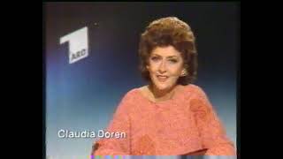 ARD 13.01.1985 100 Meisterwerke + Tagesschau Dagmar Berghoff