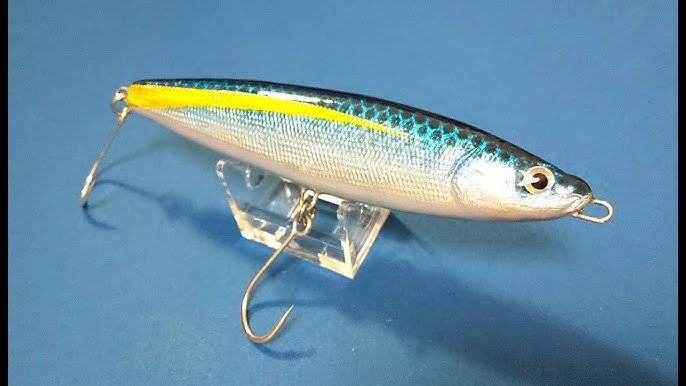 How to make a Micro Crankbait. (a 1-inch size lure made of balsa wood). 