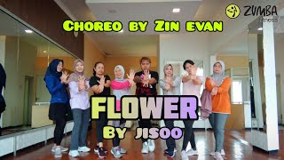 FLOWER BY JISOO - Zumba Fitness choreo by ZIN™ Evan || #zumba #jisoo #flower