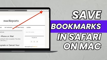 How to Save Bookmark in Safari Mac (2023)