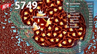 Snake io  Basilisk Boss Vs Ifrit Boss Top 01 Snake  The Map Epic Snakeio Gameplay