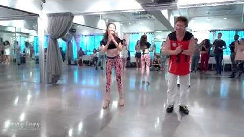 Alina & Marcos Zouk Dance Demo @ Hong Kong Bachata Kizomba Festival 2018