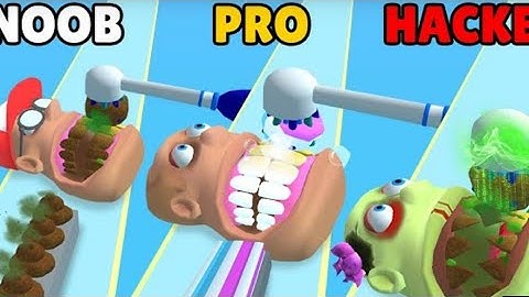 NOOB vs PRO vs HACKER in  Teeth Runner