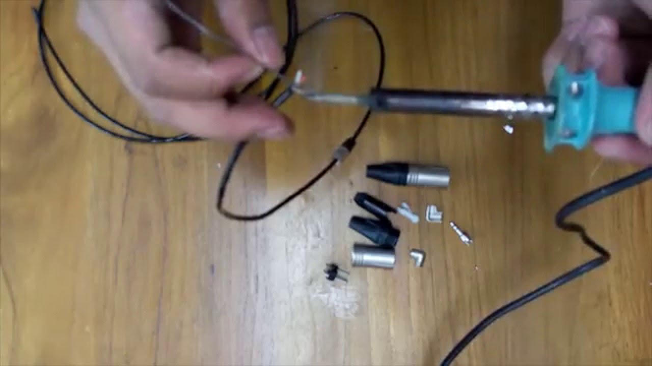How To Make Your Own Stereo Cable 3 5mm Mini Jack To Male Xlr Youtube