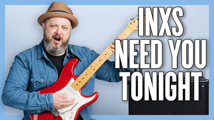 Need You Tonight Guitar version - Guitar performance video thumbnail