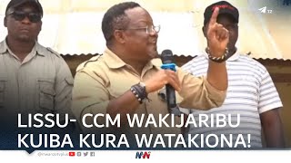 MWANZO HABARI LIVE: Lissu- CCM Wakijaribu kuiba Kura Watakiona!