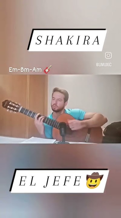 EL JEFE COVER SHAKIRA GUITARRA ACORDES LETRA 🎸 COMO TOCAR TABS LETRA EL