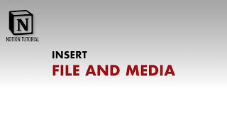 How to Add Files & Media in Notion |  Upload PDFs, Images, Videos & More