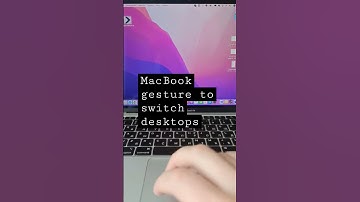 MacBook gesture to switch desktops 🔄  How do I quickly switch desktops on Mac? Macbook tips🤫