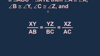Similar Triangles (Geometry 13-2)