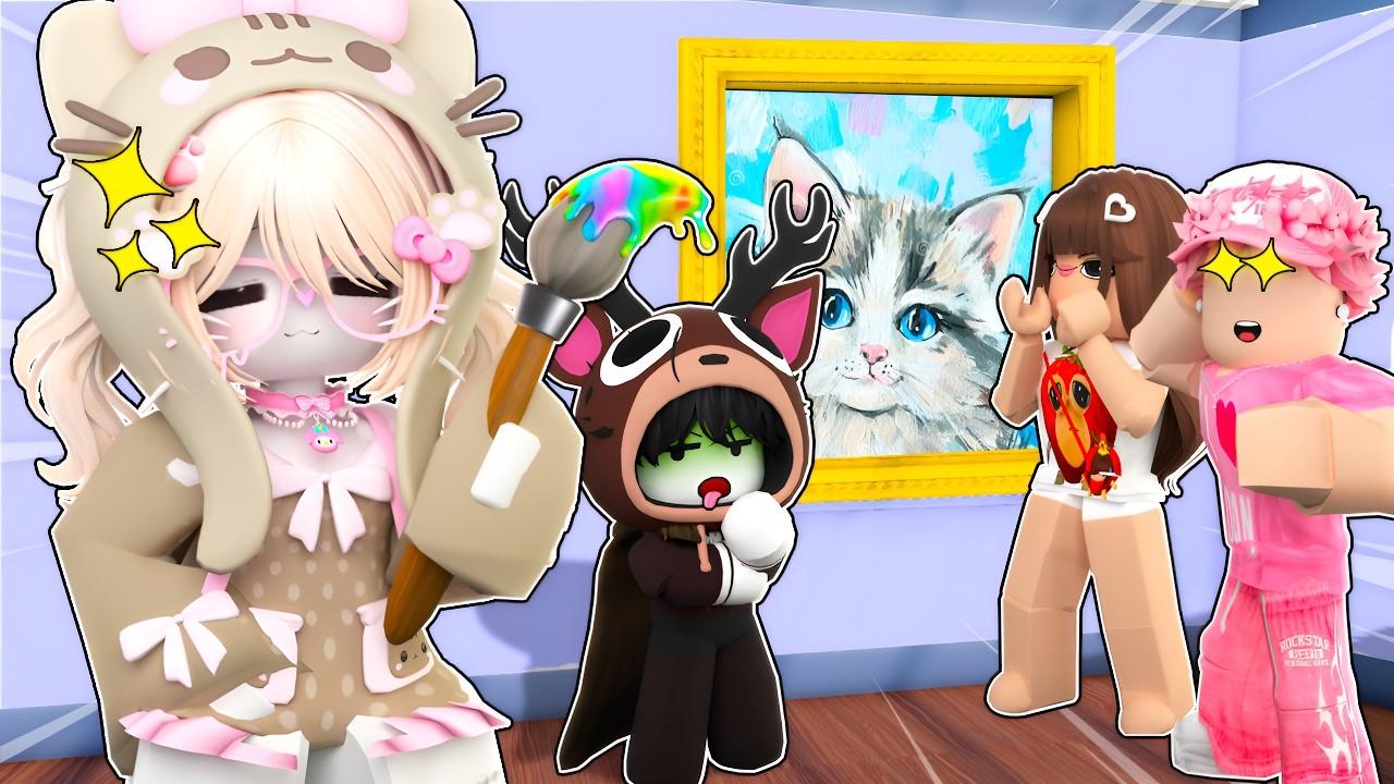 Soy la MEJOR DIBUJANTE de ROBLOX en speed draw!! 😍😍