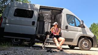 That's My Life on the Road - Driving Across Slovenia to Croatia | Solo Female Van Life Europe