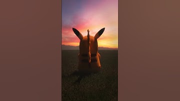 Pikachu walking 🥸 | Pokemon | Blender Hair