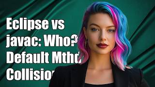 Eclipse/javac disagree on compiling signature with default method collision; who is right?