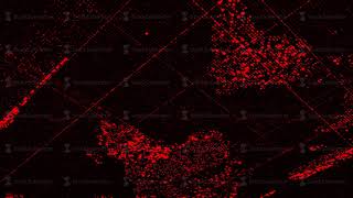 Digital background with world map formed by dots and blinking cells, technology presentation concept