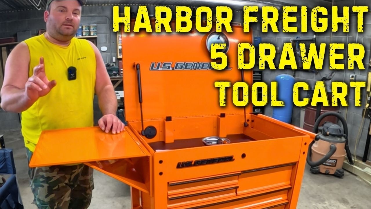 のり liantaiqianye119 I Bought The CHEAP Harbor Freight 5-Drawer Tool Cart – Is It Worth