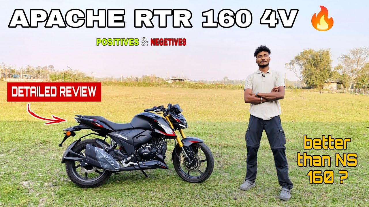TVS Apache RTR 160 4v detailed review | Positives and Negatives 