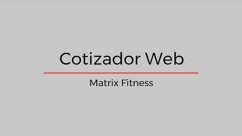 Cotizador Web