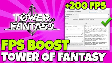 🔧 TOWER OF FANTASY: BEST SETTINGS TO BOOST FPS AND FIX FPS DROPS / STUTTER 🔥 | Low-End PC✔️