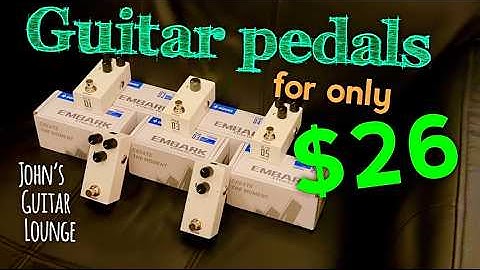 Donner Embark Series Guitar Effects Pedal Review & Demo