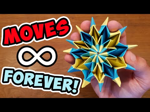 How To Make Paper MOVING FIREWORKS - Origami