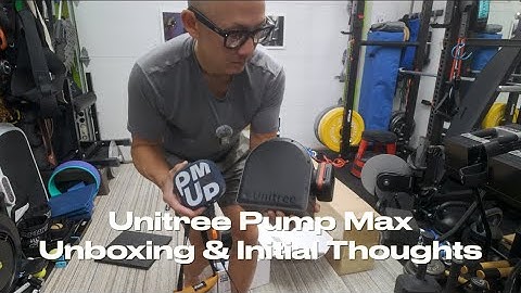 Unboxing en eerste gedachten van de Unitree Pump Max