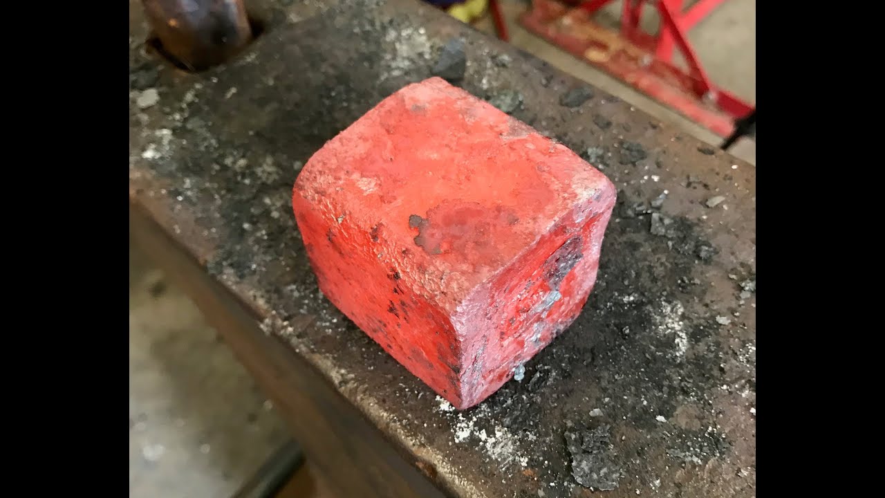 Making a jellyroll wrought iron hammer pt1