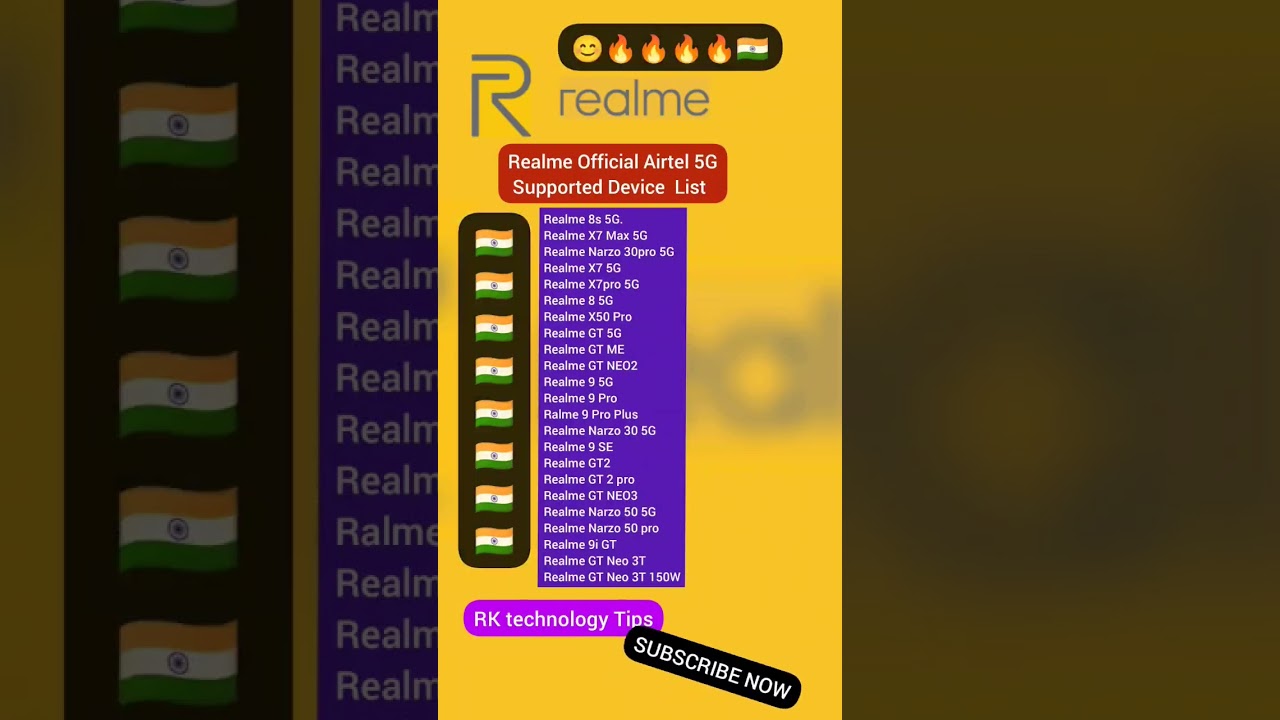 Realme Airtel 5g Supported Mobile List shorts YouTube Realme Airtel 5g Supported Mobile List shorts YouTube