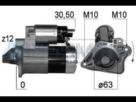 Стартер оригинал 16 V K4M Рено Дастер, Меган 3, Лагуна 3, Сценик 3