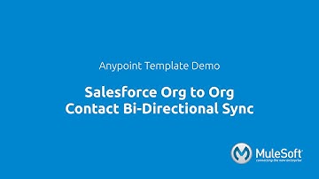 Salesforce Org to Org Contact Bi-Directional Sync